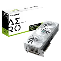 Видеокарта Gigabyte RTX5070Ti AERO OC 16GB GDDR7 256bit 3xDP HDMI 3FAN RTL (GV-N507TAERO OC-16GD)