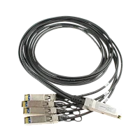 DAC кабель QSFP+ 40G для 4x10G OSNOVO OC-QSFP-4x10G-2M Объединительный DAC кабель QSFP+ 40G для 4х10G. Скорость: 40 Гбит/c. Тип разъема: QSFP+/SFP+. Длина кабеля 2м. Размеры коннектора (ШхВхГ): 11x9x101мм. Рабочая температура: 0…+7