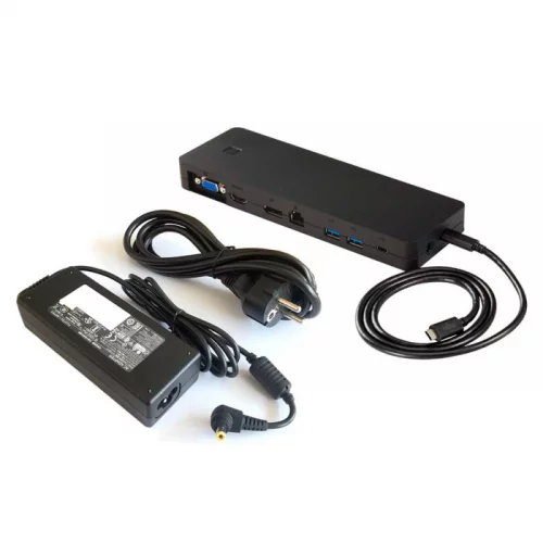 Док-станция Fujitsu NPR44 USB Type-C порт-репликатор/ адаптер AC 3pin 90W / кабель 3pin-EU / USB Type-C кабель (S26391-F3327-L100) фото 2