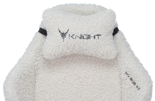 Кресло игровое Knight T1 молочный экомех с подголов. крестов. металл (KNIGHT T1 MILK) фото 8