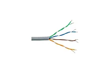 Кабель витая пара Bion BCL-U5451-101 U/ UTP, кат.5e, 4x2x0,51мм AWG 24, CCA, одножильный, PVC, для внутренней прокладки, 305м, серый