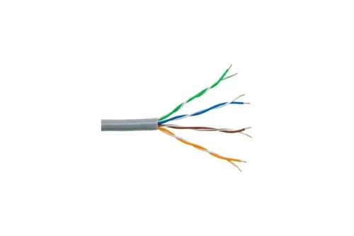 Кабель витая пара Bion BCL-U5451-101 U/ UTP, кат.5e, 4x2x0,51мм AWG 24, CCA, одножильный, PVC, для внутренней прокладки, 305м, серый