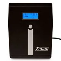ИБП POWERMAN Smart Sine 1500, LCD, линейно-интерактивный, 1500ВА, 1050Вт, 4 евророзетки с резервным питанием, USB, батарея 12В 9Ач 2 шт., 380мм х 158мм х 198мм, 11.5 кг./ UPS POWERMAN Smart Sine 1500, LCD, line-interactive, 1500VA, 1050W, 4 eurosockets w