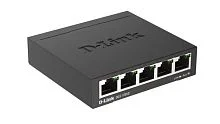 D-Link DGS-1005D/R1A Неуправляемый коммутатор с 5 портами 10/100/1000Base-T