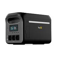 Портативная электростанция TopON TOP-H1800 1229Wh LFP 1800 Вт, 3 розетки 220 В, DC и авторозетка 12.6 В, 2 Type-C 100 Вт, 4 USB, EPS, Wi-Fi Bluetooth