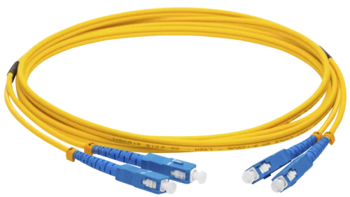 Патч-корд оптический LANMASTER, LSZH, дуплексный, SC/ UPC-SC/ UPC, SM OS2, 5.0 м (LAN-2SC-2SC/ SU-5.0) (LAN-2SC-2SC/SU-5.0)