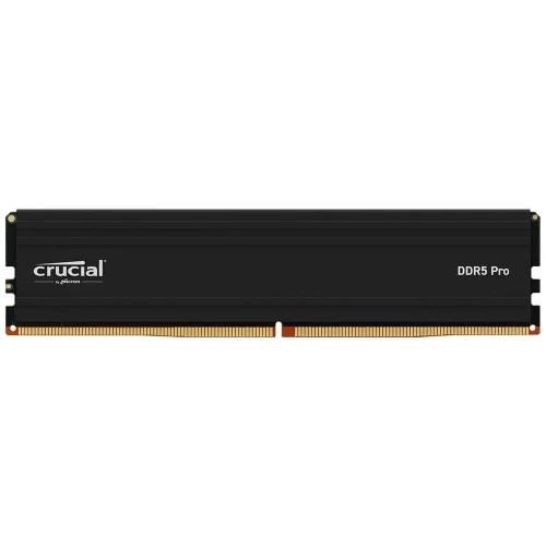 Модуль памяти 32GB Crucial DDR5 5600 UDIMM Pro Black Desktop Memory Non-ECC, CL46, 1.1V, DRx8, RTL (CP32G56C46U5)