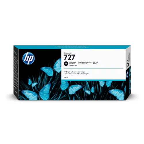 Картридж/ HP 727 300-ml Photo Black DesignJet Ink Cartridge (F9J79A)