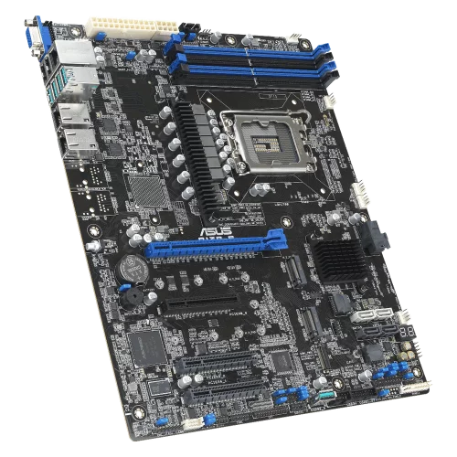 Материнская плата ASUS P13R-E (90SB0CS0-M0UAY1) Материнская плата ASUS P13R-E, ATX, 1 x Socket LGA1700, Intel C266, 4x DDR5 4400, 4x PCI-E x4+x8 Gen4+Gen5, 8 x SATA 6Gb/s ports, 2 x M.2 22110 NVMe x4, 2 x 1GbE Intel I210AT2 + 1 x Mgmt LAN, Aspeed AST2600,4 x USB 3.2 (90SB0CS0-M0UAY1) фото 3