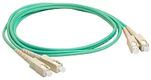 Патч-корд оптический LANMASTER, дуплексный, SC/ PC-SC/ PC, OM3, LSZH, 1.0 м (LAN-2SC-2SC/ OM3-1.0) (LAN-2SC-2SC/OM3-1.0)