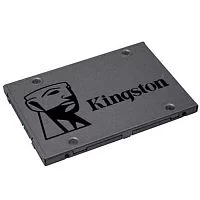 Твердотельный накопитель/ Kingston SSD A400, 480GB, 2.5" 7mm, SATA3, 3D TLC, R/W 500/450MB/s, TBW 160, DWPD 0.3 (12 мес) (SA400S37/480G)