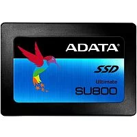 Твердотельный накопитель/ ADATA SSD Ultimate SU800, 1024GB, 2.5" 7mm, SATA3, 3D TLC, R/W 560/520MB/s, IOPs 80 000/80 000, DRAM buffer 1024MB, TBW 800, DWPD 0.7 (3 года) (ASU800SS-1TT-C)
