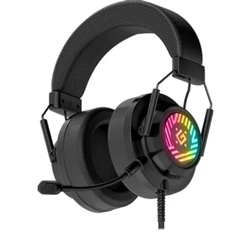 Defender Игровая гарнитура Grendel черный, RGB, провод 2 м [62390] фото 3