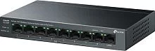 TP-Link LS109P, Настольный коммутатор с 9 портами 10/100 Мбит/с (8 портов PoE+), 802.3af/at, бюджет PoE — 63 Вт, до 250 метров
