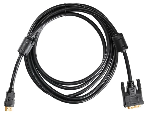 Кабель Buro HDMI (m) DVI-D (m) 3м (HDMI-19M-DVI-D-3M) феррит.кольца фото 2