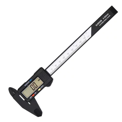 Электронный штангенциркуль Deli DL90150B 150мм, метрическая/дюймовая конвертация, пластик, светодиодный дисплей
