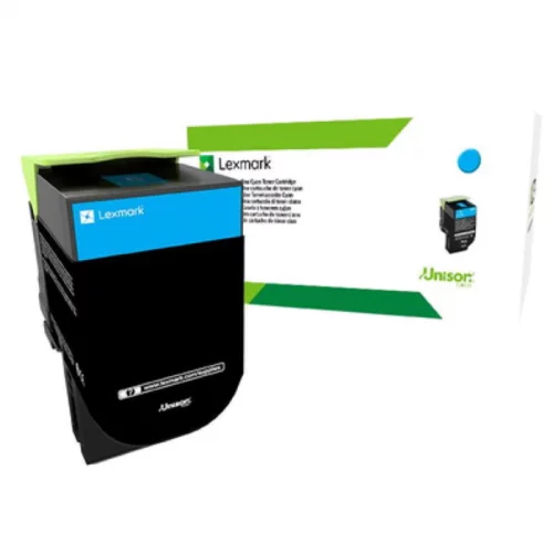 Картридж Lexmark с тонером, голубой, 1000 стр. для CX310/ 410/ 510, Corporate (80C80CE)