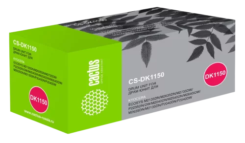 Блок фотобарабана Cactus CS-DK1150 DK-1150 черный ч/б:100000стр. для Mita M2040dn/ M2135dn/M2540dn Kyocera