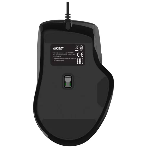 Мышь Acer OMW130 USB черная (ZL.MCEEE.00J) фото 6