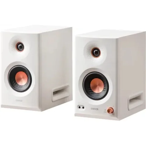 Edifier MR5 White {10 Вт x 2 + 15 Вт x 2 + 30 Вт x 2 (110 Вт); 46 Гц - 40 кГц; входы: XLR, TRS, RCA, AUX; Bluetooth V6.0; Сертификация Hi-Res Audio и Hi-Res Audio Wireless}
