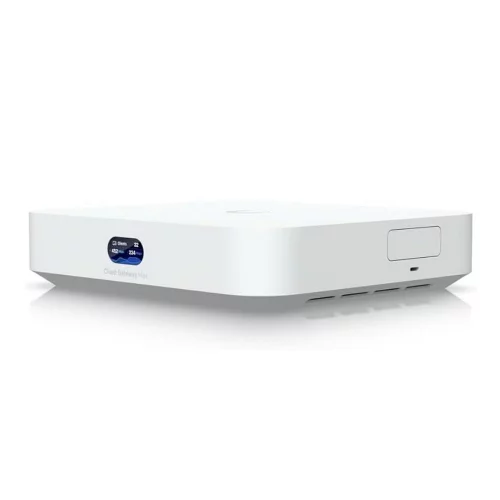 Ubiquiti UniFi Cloud Gateway Max 512GB Маршрутизатор 4 ядра (1,5 ГГц), 4х 2.5G RJ45, 1х 2.5G RJ45, SSD 512 ГБ (UCG-MAX)