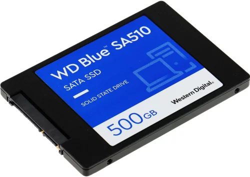 Твердотельный накопитель SSD WD Blue 3D NAND WDS500G3B0A 500ГБ 2,5 SATA-III (TLC) фото 2