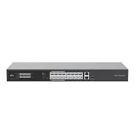 *Коммутатор Uniview,16x100Mbps POE, 11000Mbps, 11000Mbps комбо, бюджет мощности 225 Вт, максимальная мощность на порт 30 Вт (NSW2020-16T1GT1GC-POE-IN)