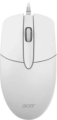 Мышь Acer OMW300 белый оптическая (1200dpi) USB (3but) (ZL.MCECC.01V)