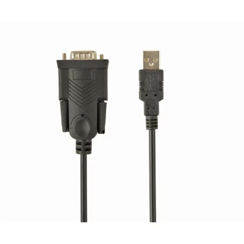Gembird Конвертер USB->SERIAL UAS-DB9M-02 AM/ DB9M, 1,5 м, PL2303TA, WinXP-Win8, черный, пакет