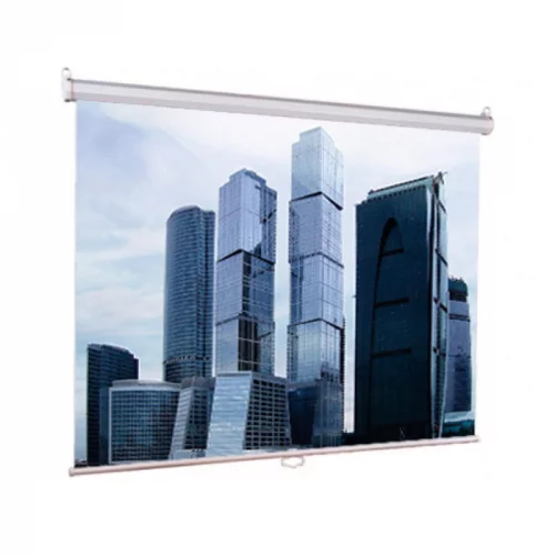Экран настенный Eco Picture 1:1 180 х 180 см, рабочая область 180 х 180 см, Matte White, белый (LEP-100102)