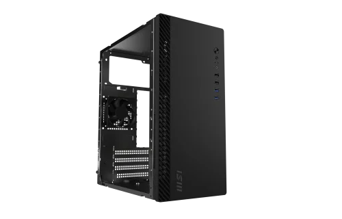 Корпус Case MSI PRO SHIELD M100P (306-7G31M21-HH9) Корпус без блока питания/ Case MSI PRO SHIELD M100P, Midi-Tower, 1x80mm, 2xUSB 3.2, 2xUSB 2.0, mATX, mITX Black (306-7G31M21-HH9) фото 5