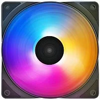Вентилятор для корпуса Deepcool RF120 FS RGB 120х120x25 черный 4-pin 27дБ (DP-FLED3-RF120-FS) Ret