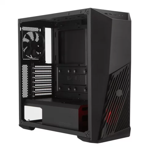 Корпус Cooler Master MasterBox K501L, черный, без БП, 2x3.5