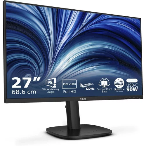 Монитор PHILIPS (24B2U3301) Монитор PHILIPS (IPS, 300cd, 1500:1, 4ms, 50M:1, 178/ 178, HDMI, DP, USB Hub, USB-C(PD90W), RJ45, Speakers, 120Hz, Tilt, HAS, Swivel, Pivot, Internal) (24B2U3301) фото 2