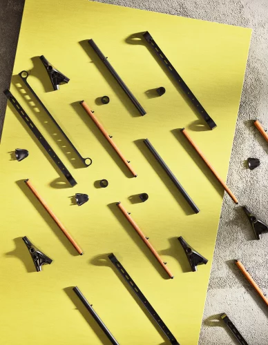 Подставка для телевизора Cactus CS-ST1247BKWN черный/орех 49-70 макс.40кг напольный фото 15