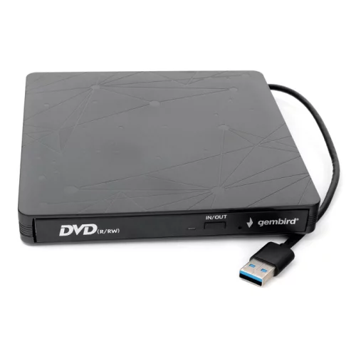 Внешний оптический привод/ USB 3.0 Gembird DVD-USB-03 пластик, черный фото 2