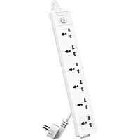 Сетевой фильтр универсальный Deli ET406/ 6розеток , 5 м