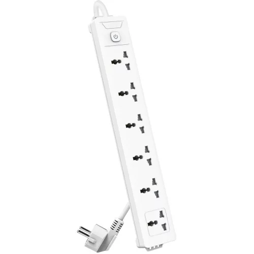 Сетевой фильтр универсальный Deli ET406/ 6розеток , 5 м