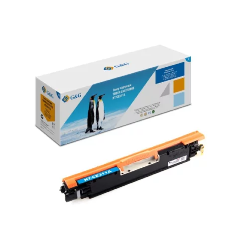 Картридж G&G 126A, голубой / 1000 страниц для HP LJ CP1025 (GG-CE311A)