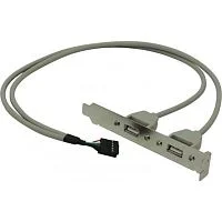ORIENT C086, Планка портов в корпус 2xUSB 2.0, oem (C086#NTL)