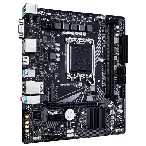 Материнская плата Gigabyte OEM H610M S2H V2, Socket 1700, Intel®H610, 2xDDR5-4800, D-SUB+HDMI+DP+DP, 1xPCI-Ex16, 1xPCI-Ex1, 4xSATA3, 1xM.2, 8Ch Audio, GLan, (4+4)xUSB2.0, (2+2)xUSB3.2, 1xPS/ 2, mATX, RTL oem (H610M S2H V2||OEM)