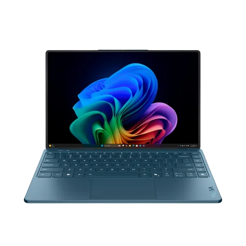 Ноутбук Lenovo Yoga Slim 9 14ILL10 (83CX003URK) Ноутбук Lenovo Yoga Slim 9 14ILL10 14(3840x2400 OLED)/Touch/Intel Core Ultra 7 256V(2.2Ghz)/16384Mb/1024PCISSDGb/noDVD/Int:Intel Arc Graphics 140V/Cam/BT/WiFi/75WHr/war 1y/1.23kg/tidal teal/Win11Home + 65W, RU kbd (83CX003URK)