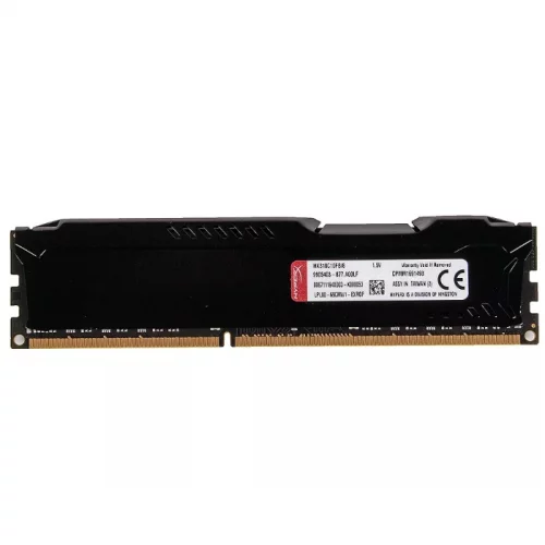 Модуль памяти Kingston HX318C10FB/8, DDR3 DIM 8GB 1866 МГц, PC3-14900 MB/s, CL 10, 1.5V, Black (HX318C10FB/8) фото 2