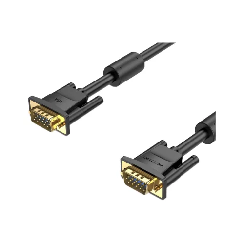 Кабель Vention VGA 15M/15M с 2 ферритовыми фильтрами - 5м. (DAEBJ)