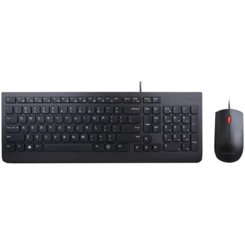 Комплект проводные клавиатура и мышь./ Lenovo Essential Wired Keyboard and Mouse Combo
