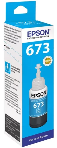 Чернила/ Epson 673 EcoTank Ink Cyan (C13T673298)