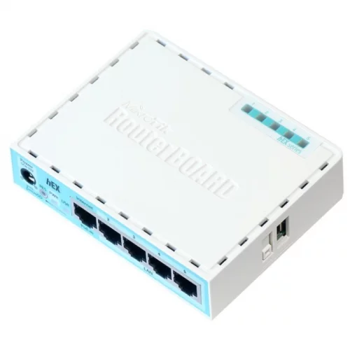 Маршрутизатор/ hEX 5x Gigabit Ethernet, Dual Core 880MHz CPU, 256MB RAM, USB, microSD, RouterOS L4 (RB750GR3) фото 2