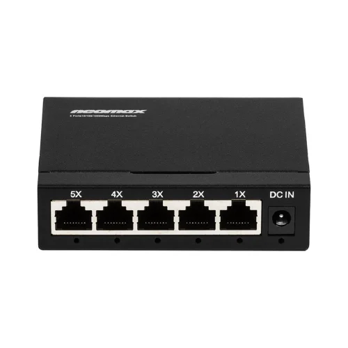 NEOMAX неуправляемый коммутатор NMS-105P-1000-S, 5 портов 1000 Mbps, металл