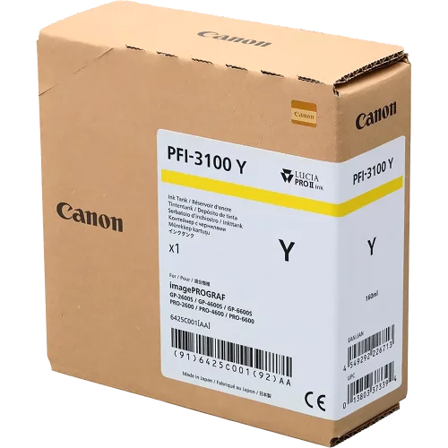 Картридж/ CANON INK PFI-3100 YELLOW (6425C001)