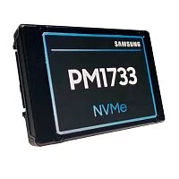 Твердотельный накопитель/ Samsung SSD PM1733, 3840GB, U.2(2.5" 15mm), NVMe, PCIe 4.0 x4/dual port x2, V-NAND, R/W 7000/3800MB/s, IOPs 1 500 000/135 000, TBW 7008, DWPD 1 (12 мес.) (MZWLJ3T8HBLS-00007)